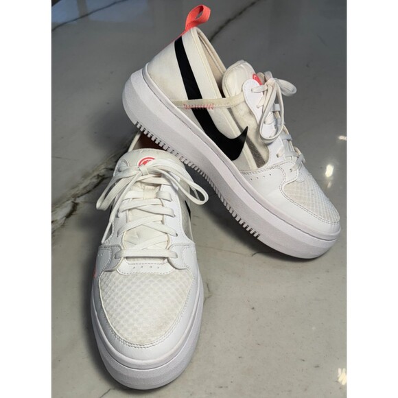 Nike Court Vision Alta TXT Womens Shoes Size 9.5 White CW6536-103 - Picture 4 of 8